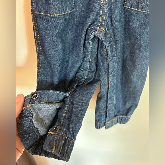 NWT Toddler Boy Denim Overalls with tee — 18 months - Picture 3 of 5